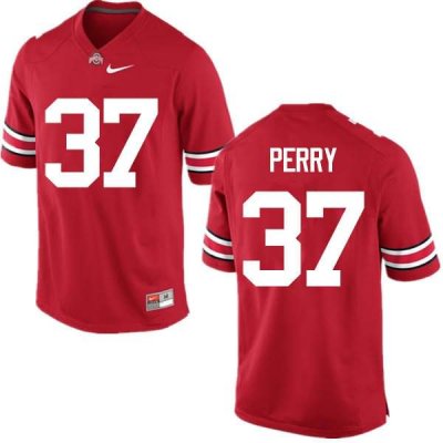 Men's Ohio State Buckeyes #37 Joshua Perry Red Nike NCAA College Football Jersey Outlet ZEG2744OC